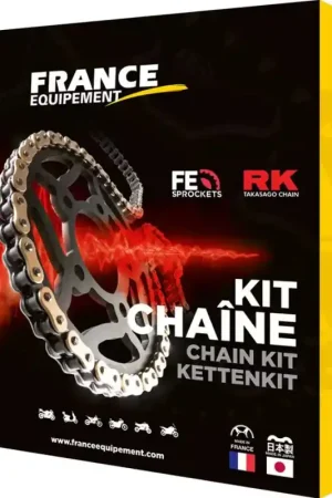 Vente Flash Kit Chaîne Moto FE pour Kawasaki KLX650 (93-01)