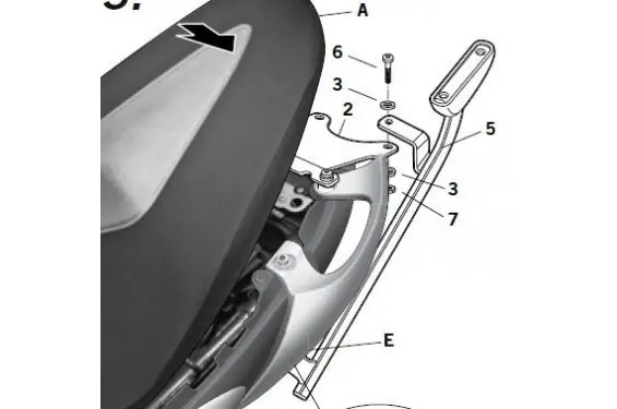 Expédié Aujourd'hui Support Top Case Shad pour Gladius 650 (09-16)
