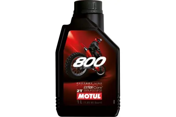 Jusqu'à Épuisement Des Stocks Huile Moto Motul 800 2T Factory Line Off Road 1 Litre