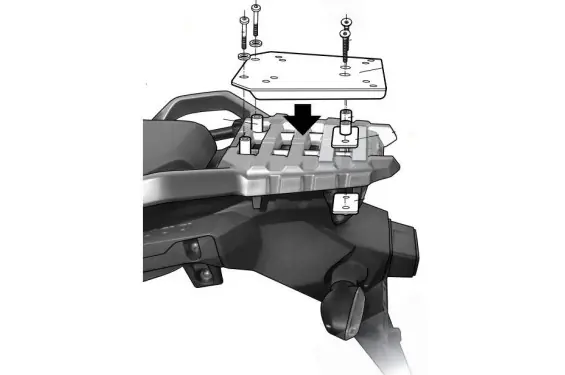 Quantité Limitée Support Top Case Shad pour Suzuki V-Strom 1000 et XT (14-19)