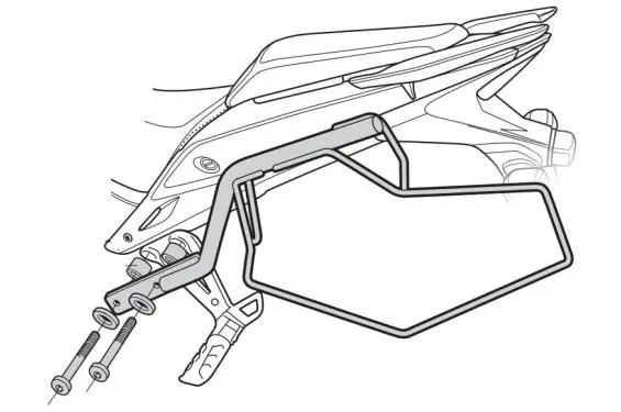 Promotion Support sacoches latérales Shad "Side Bag Holder" pour CB500F (13-15) CBR500R (13-15) CB500X (13-15)