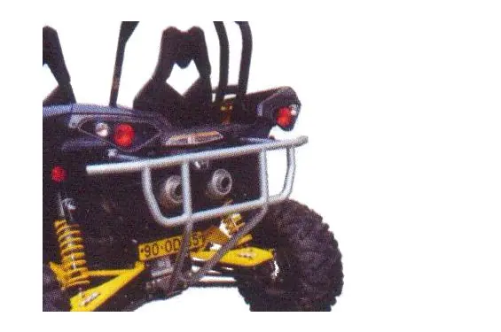 Vente Flash Bumper Arrière ART Pour SSV Can Am 1000 Maverick (13-06)