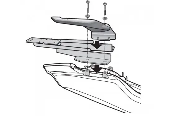 Support Top Case Shad Honda CTX700 (14-18) Vente Flash