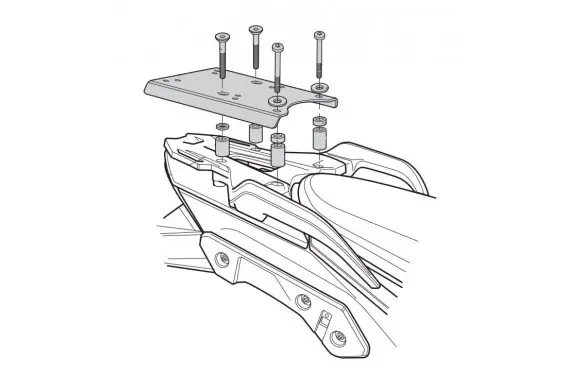 Support Top Case Shad pour KTM 1050/1190 Adventure (14-16) 1090 R Adventure (14-19) 1290 SuperAdventure (14-24) Vente Flash