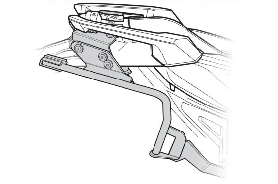 Satisfait Ou Remboursé Support de Valise Shad 3P System pour X-ADV 750 (17-20)