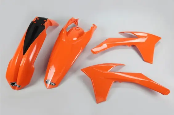 Kit Plastique UFO pour Moto KTM EXC125 (12-13) EXC150 (12-13) EXC200 (12-13) EXC300 (12-13) EXC500 (12-13) - KTKIT513 Offre Du Jour