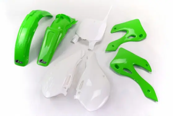 Kit Plastique UFO pour Moto Kawasaki KX125 (99-02) KX250 (99-02) - KAKIT200@999 Nouvelle Collection