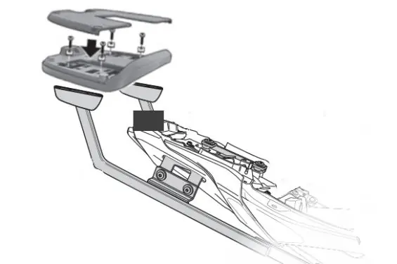 Offre Du Jour Support Top Case Shad pour Yamaha MT-07 (14-24)