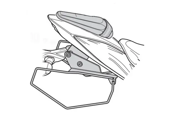 Quantité Limitée Support sacoches latérales Shad "Side Bag Holder" pour Suzuki GSX-S 750 (17-21)