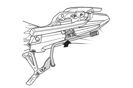 Bon Plan Support de Valise Shad 3P System pour Honda CB500 X (16-24) pour valises SH35/SH36
