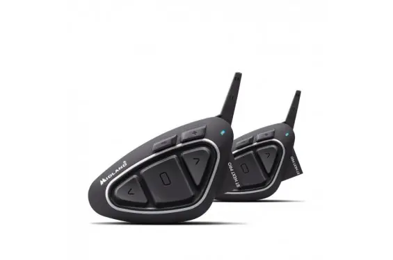Achat Immédiat Intercom Moto MIDLAND BT NEXT PRO ULTRA RANGE TWIN Noir - Argent