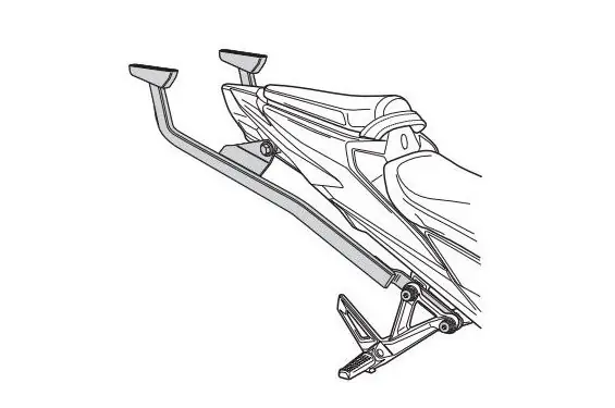 Prix Réduit Support Top Case Shad pour Honda CB500 F (19-23)
