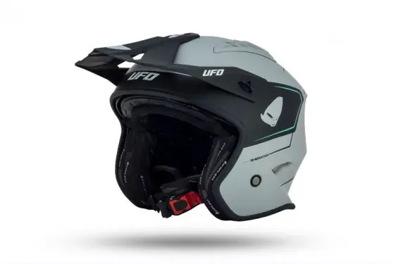 Casque Cross UFO JET SHERATAN 2021 Gris Mat Populaire