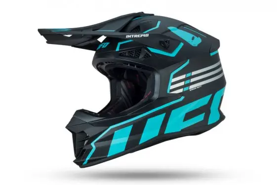 Acheter En Ligne Casque Cross UFO INTREPID 2021 Noir - Bleu