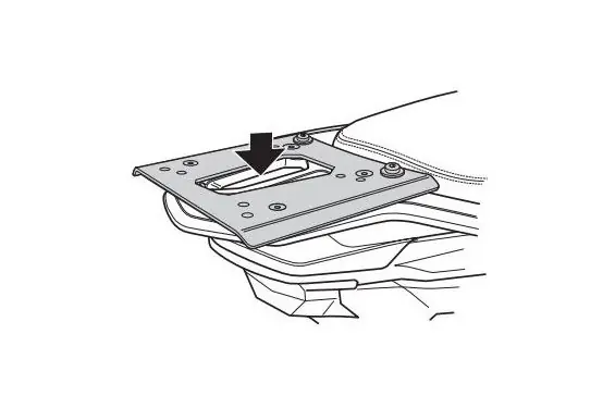 Paiement Sécurisé Support Top Case Shad pour Benelli TRK 502 (20-22)