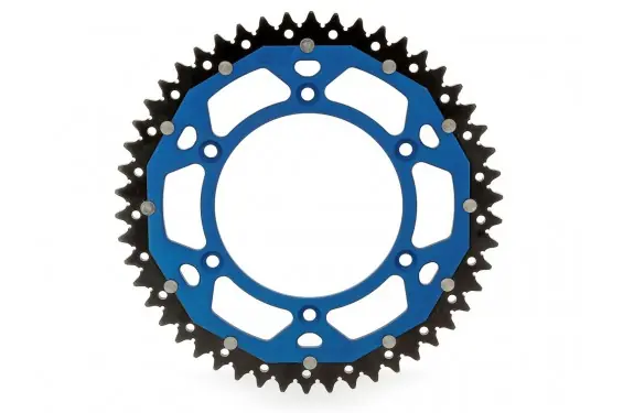 Usine Directe Couronne Alu / Acier Anti-boue pour Suzuki RMX 250 (89-01)