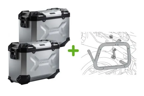 Dernière Chance Kit Valises Latérales Trax ADV SW-Motech pour Versys 650 (06-14) KFT.08.725.70000