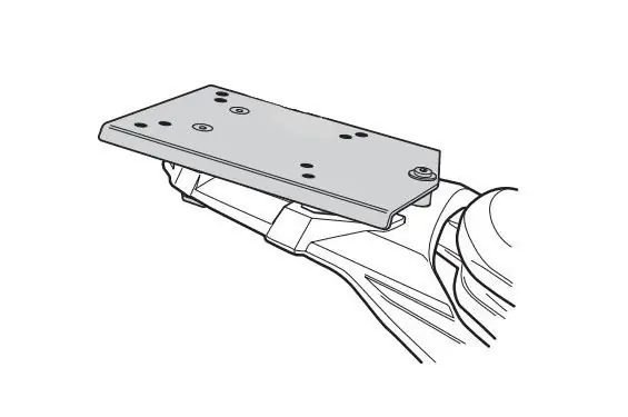 Marque Support Top Case Shad pour Voge 500 DS (20-22)