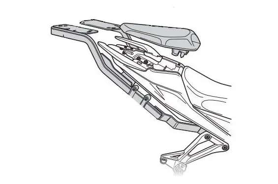 Nouvel Arrivage Support Top Case Shad pour Voge 300 R (20-22)