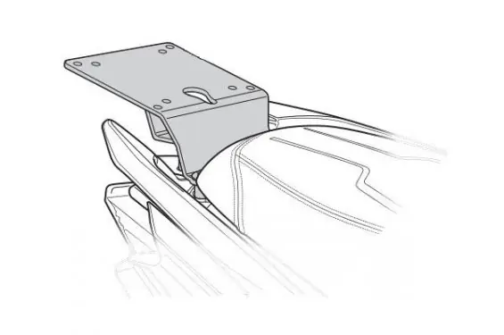 Expédition Rapide Support Top Case Shad pour SYM Cruisym 300i (18-21)