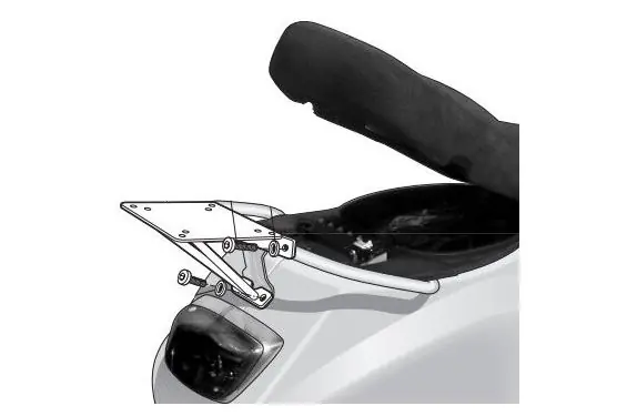 Meilleur Prix Support Top Case Shad pour Piaggio LX 125 (05-14)