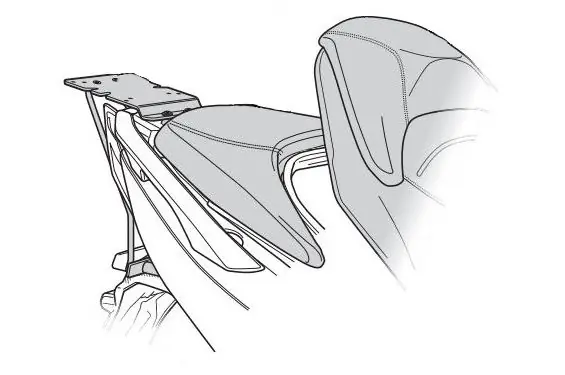 Réduction Support Top Case Shad pour Kymco Xciting 400S (18-22)