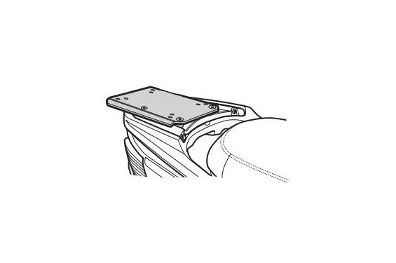 Meilleur Choix Support Top Case Shad pour Kymco Grand Dink 125 (16-21)