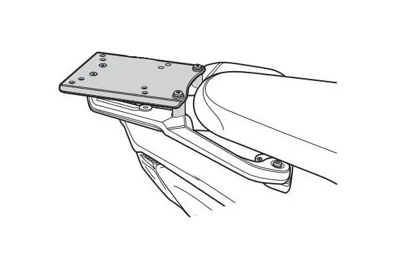 Meilleure Vente Support Top Case Shad pour Keeway City Blade 125i (15-17)