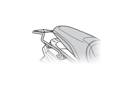 Haute Qualité Support Top Case Shad pour BMW C 400 X (18-23)