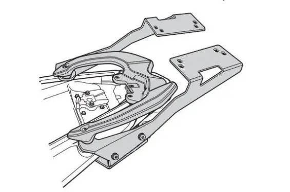 Seulement Aujourd'hui Support Top Case Shad pour Benelli BN 302 (15-22)