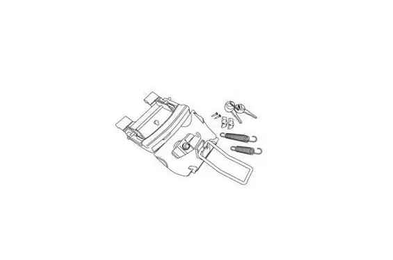 Kit Serrure Shad pour Top Case SH46 Retour Gratuit