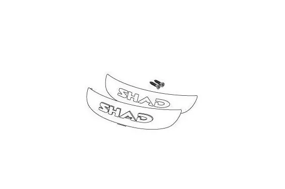 Kit Catadioptre Shad pour Top Case SH26 Offre Limitée
