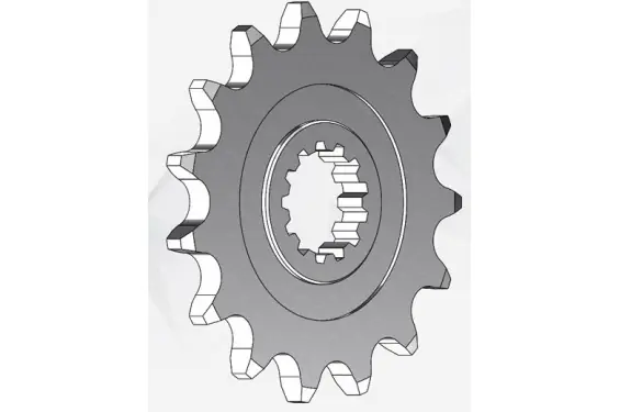 Solde Pignon de Sortie de Boîte FE pour Kawasaki ZX6-R Ninja (07-20)