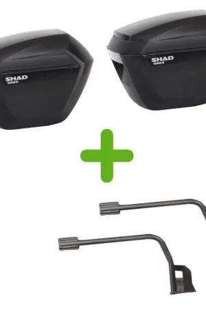 Dernière Chance Pack Valises Latérales Shad + Support 3P pour Yamaha MT-03 (21-24)