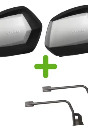 Achetez Aujourd'hui Pack Valises Latérales Shad + Support 3P pour Yamaha MT-07 (14-24)