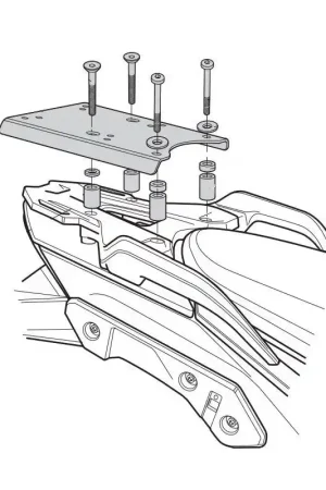 Prix Cassé Support Top Case Shad pour Husqvarna Norden 901 (2022)