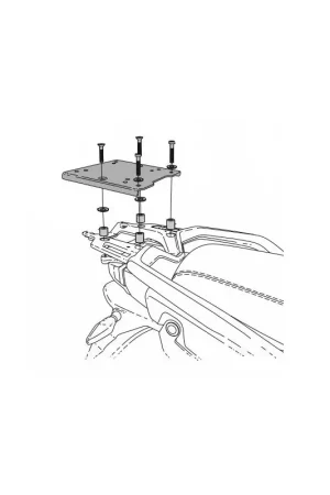 Nouvel Arrivage Support Top Case Shad pour CF Moto 800 MT (22-25)