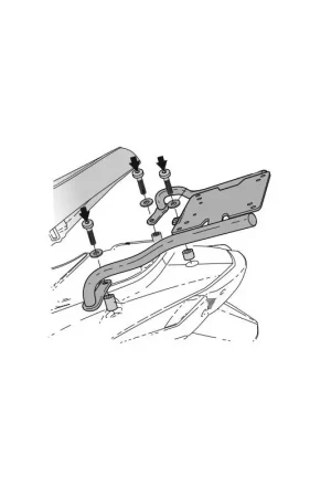 Acheter En Ligne Support Top Case Scooter pour Kymco 150 Super 8 (21-22)
