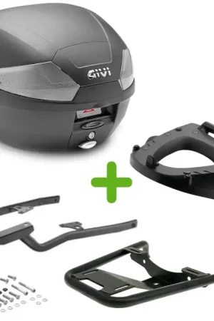 Acheter Direct Pack Givi Monolock Top Case + Support pour Honda CRF 1100 L Africa Twin (20-23) sans porte paquet d‘origine