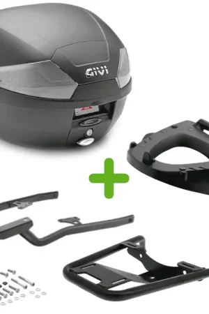 Dernière Chance Pack Givi Monolock Top Case + Support pour Kawasaki ER 6 N - F (12-16)
