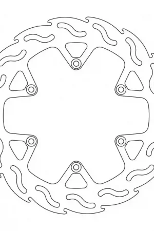 Achat Immédiat Disque de Frein Arrière Moto-Master Flame Series pour Beta RR 450 4T (13-18) - 110600
