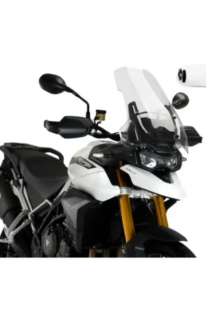 Achat Immédiat Bulle Puig Touring avec Déflecteur "Clip On" pour Tiger 900, GT, Rally et Rally Pro (20-23)