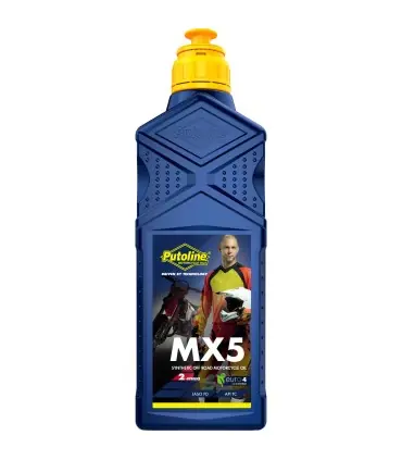 1L Huile moteur 2 Tps Putoline MX 5 Commander Maintenant