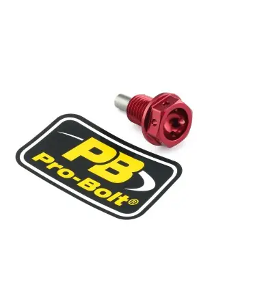 BOULON DE VIDANGE 12X1,5X15 ROUGE Prix Réduit
